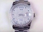 Rolex Day-Date Diamond Face Replica Watches Worldwide Shipping